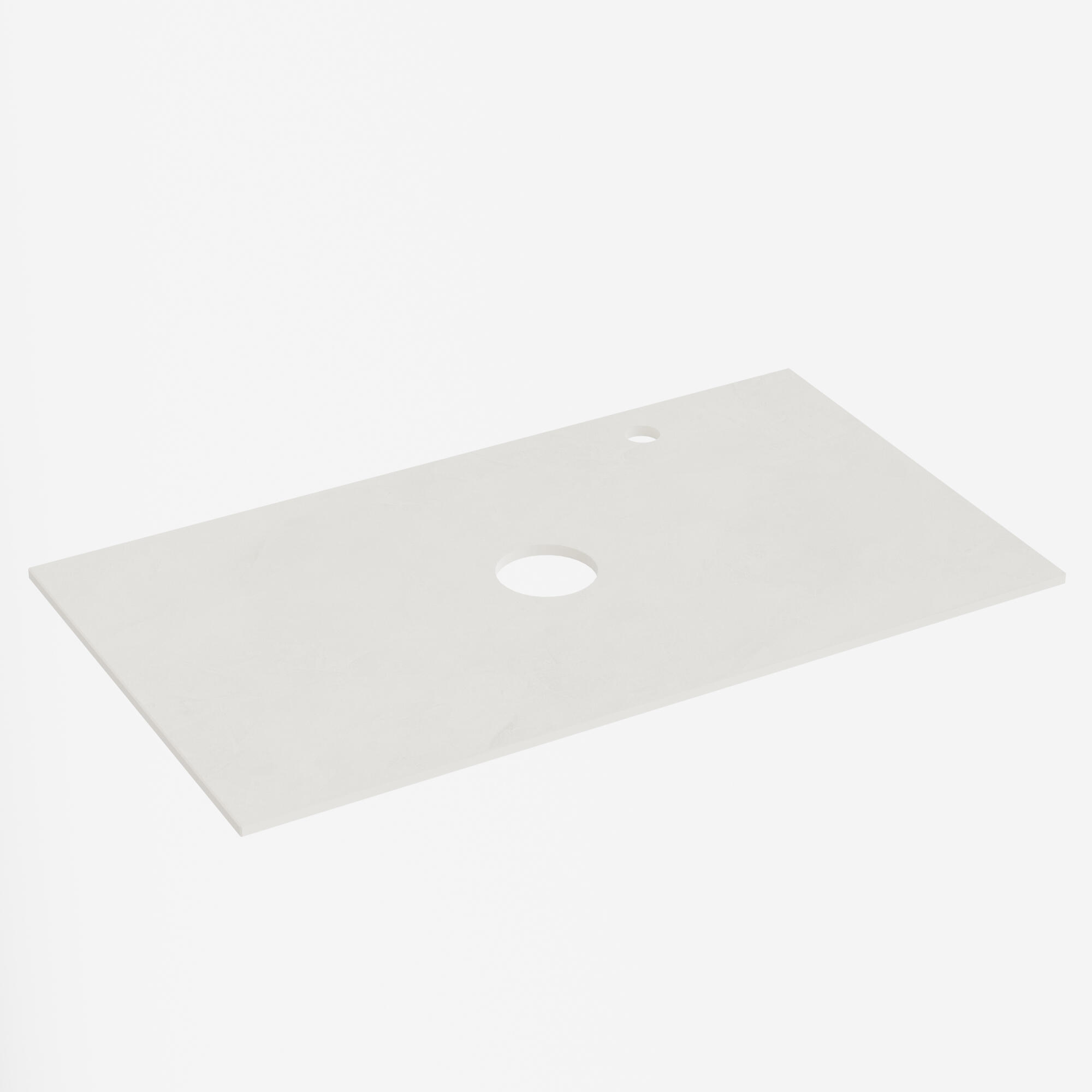 Encimera lavabo dekton blanco roto 81x46x1.2 cm