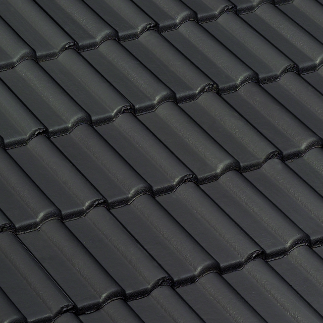 Tuile double Romane dr10 brun, MONIER