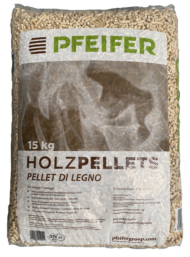 Pellet Adler 100% Abete - Certificato EN-Plus A1, Ecologico, Senza Additivi, Provenienza Slovacchia