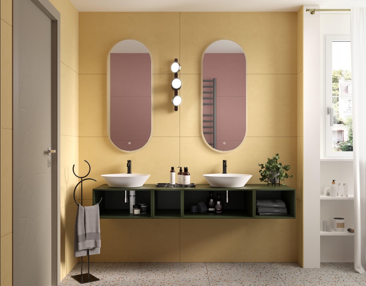 Diapositive Un bagno originale in stile Design