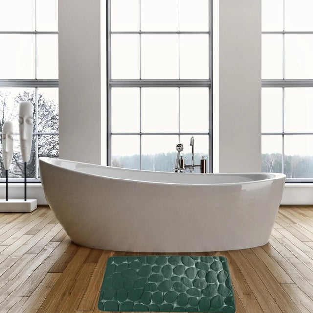 Tapis De Bain Mémoire De Forme Vitamine II – 40x60cm – Kaki – Paris Prix