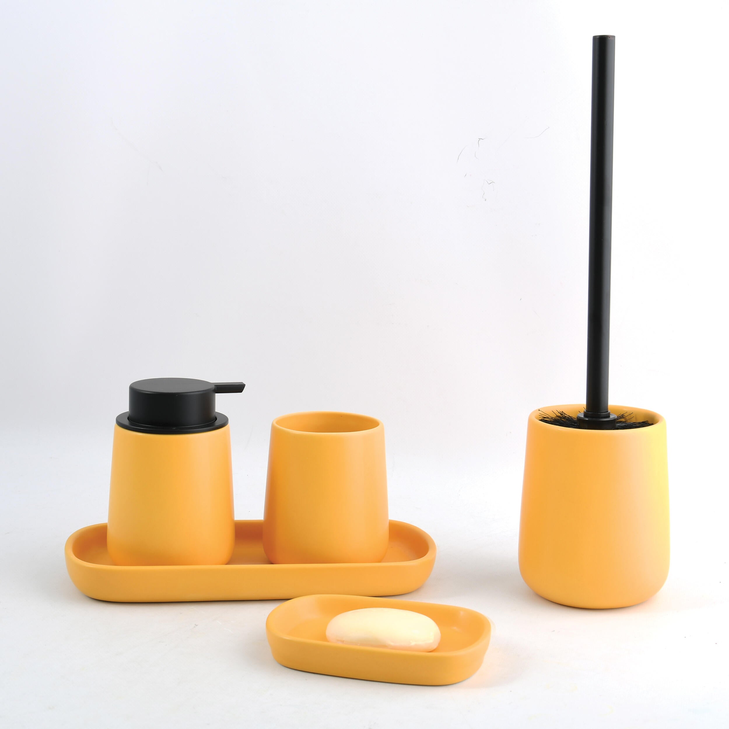 Gobelet de salle de bains Maonie safran MSV - 2