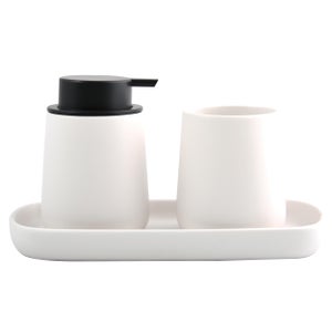 Plateau En Silicone Blanc Pour Salle De Bain - Organisateur D'évier, Porte-éponge, Antidérapant, Lavable Au Lave-vaisselle