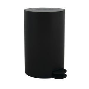 Poubelle de salle de bains 3 l noire OSAKI
