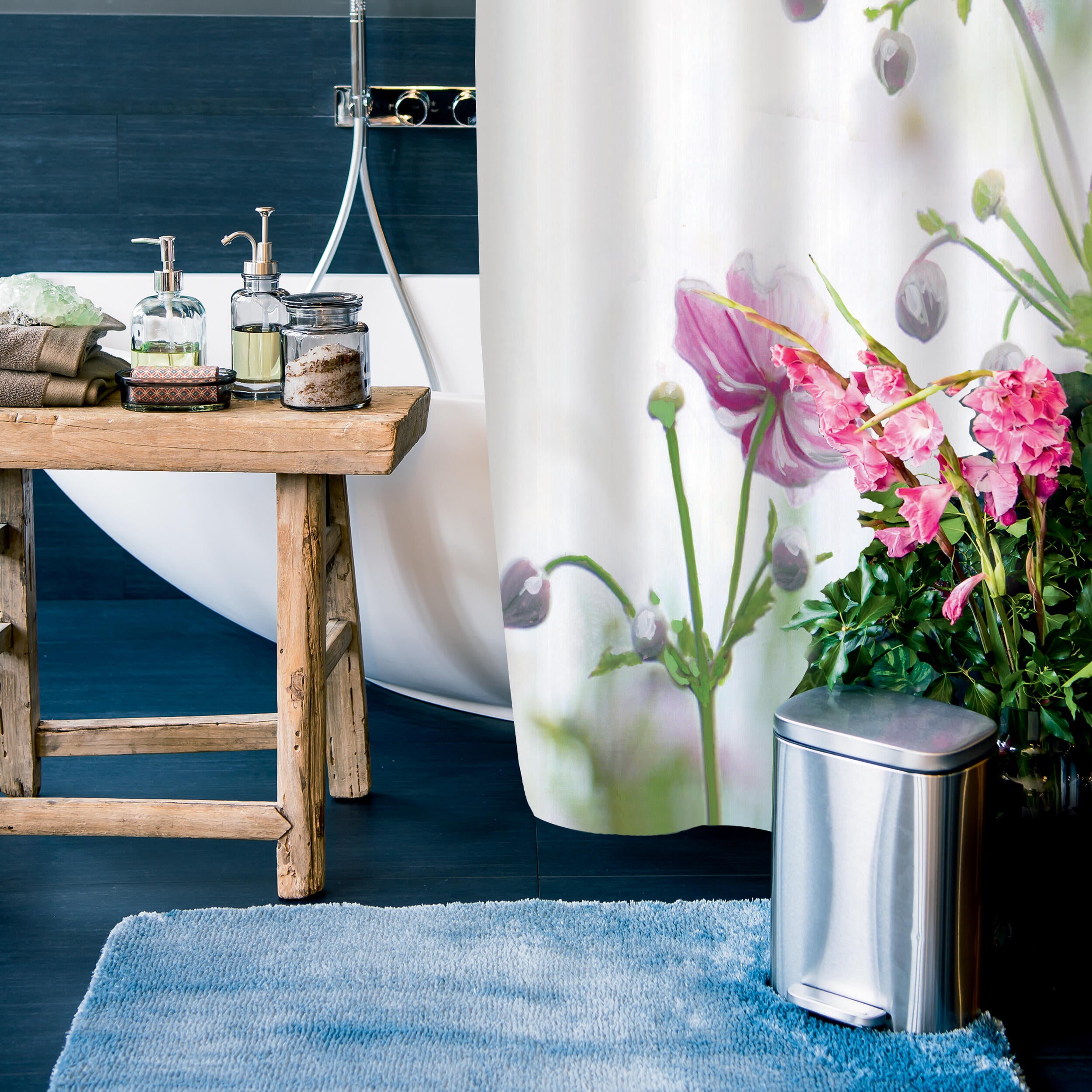 Balde do lixo SPIRELLA AKIRA 5L CR MATE - 3