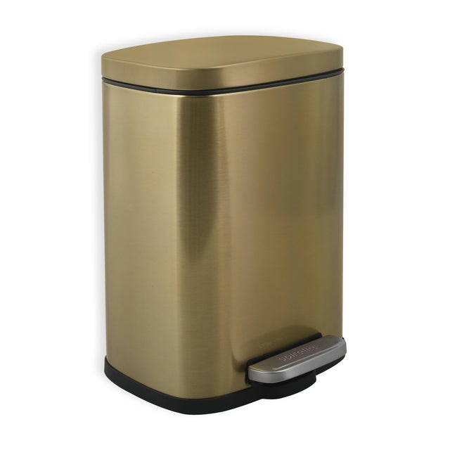 Poubelle de salle de bains 5L gold AKIRA