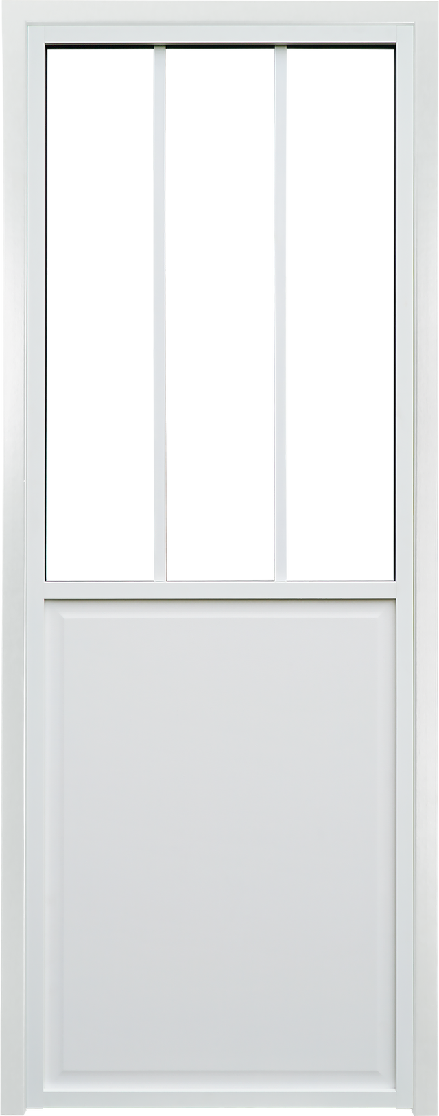 Bloc-porte Atelier blanc, H.204 x l.93 cm, poussant droit