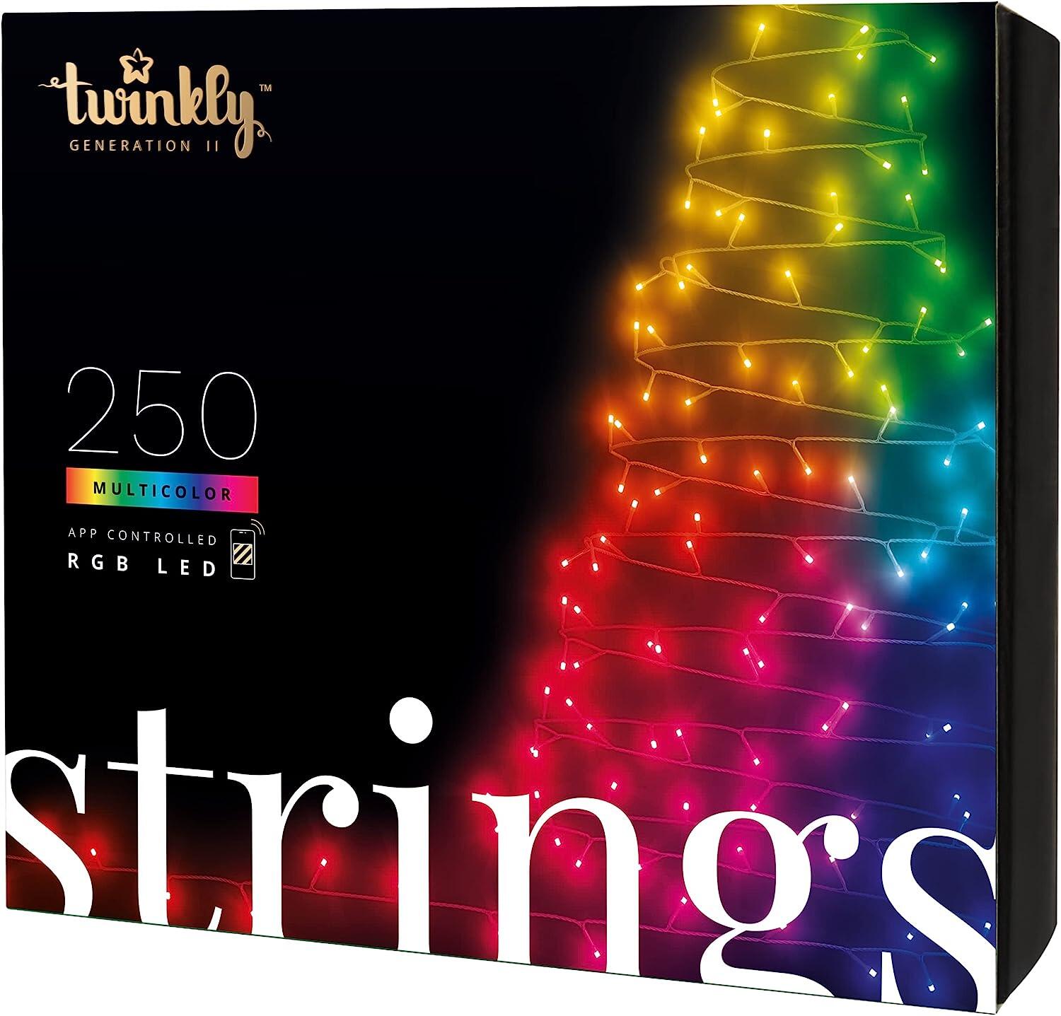 Guirlande extérieure connectée 20m RGB 250 Led Twinkly String - 2
