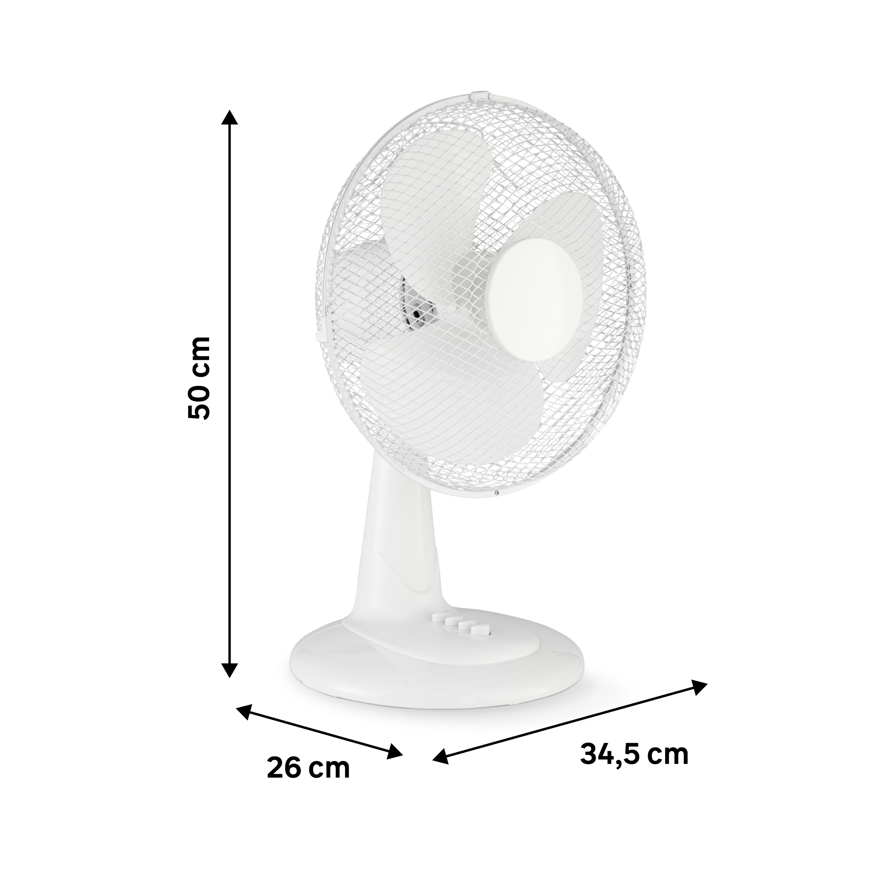 Ventilador de Pared Orbegozo WF 0243. Tamaño de aspas 40 cm. 3 modos de