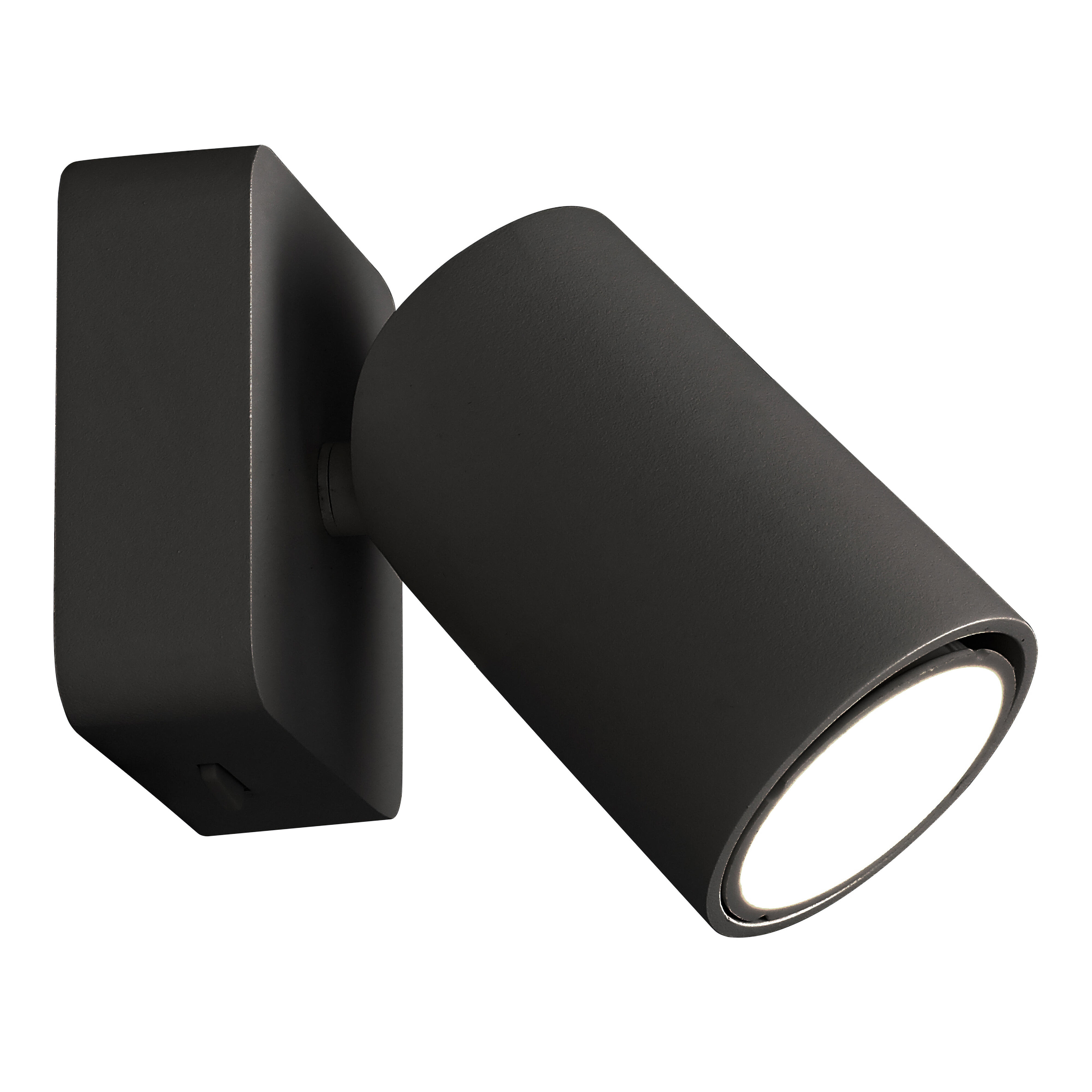 Aplique de pared Sal MANTRA de aluminio negro compatible con casquillo GU10 IP20 - 3