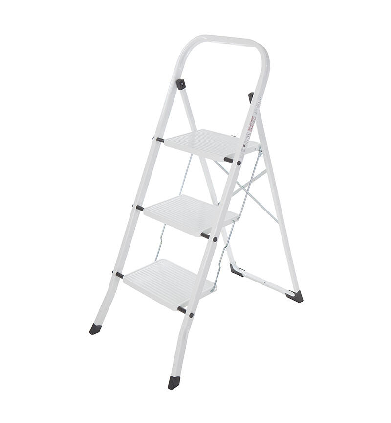 Marchepied HAILO Acier xl 3 marches blanc - 1