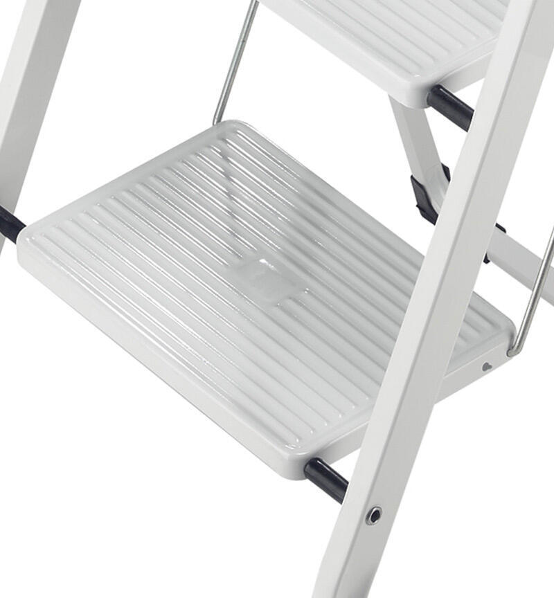 Marchepied HAILO Acier xl 3 marches blanc - 4