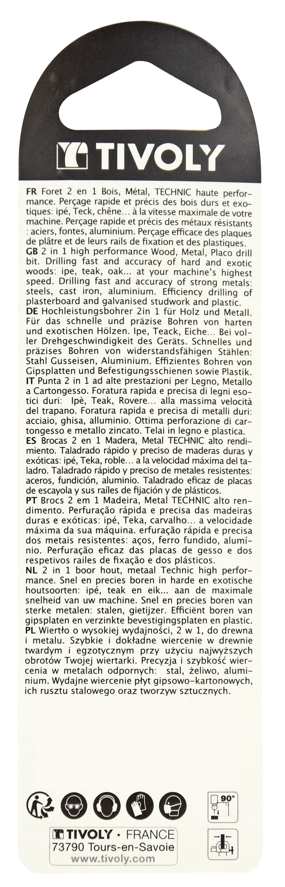 Foret multimatériaux, L.33 mm TIVOLY - 4