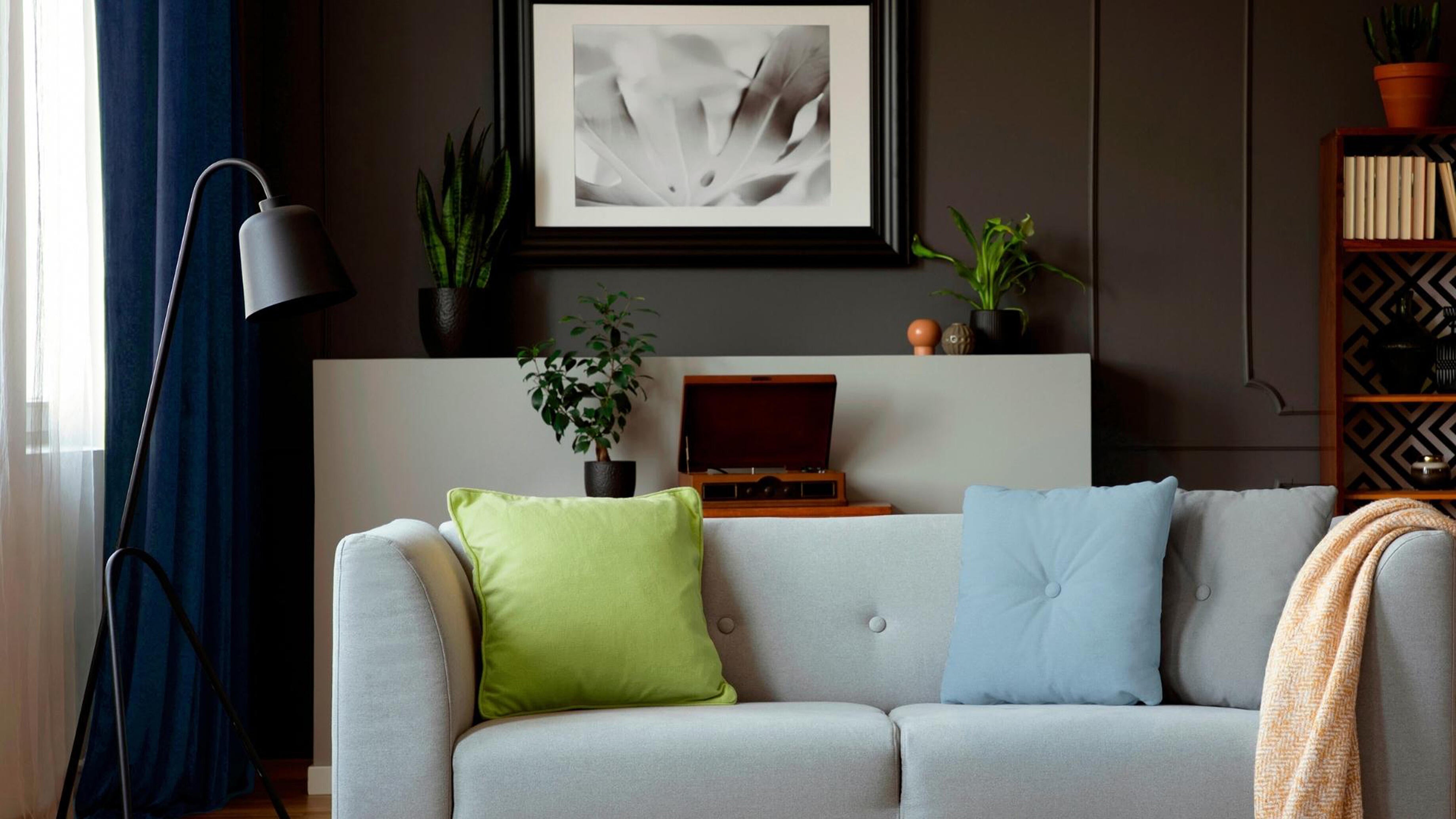 Tela al corte tapicería algodón anna azul ancho 280 cm