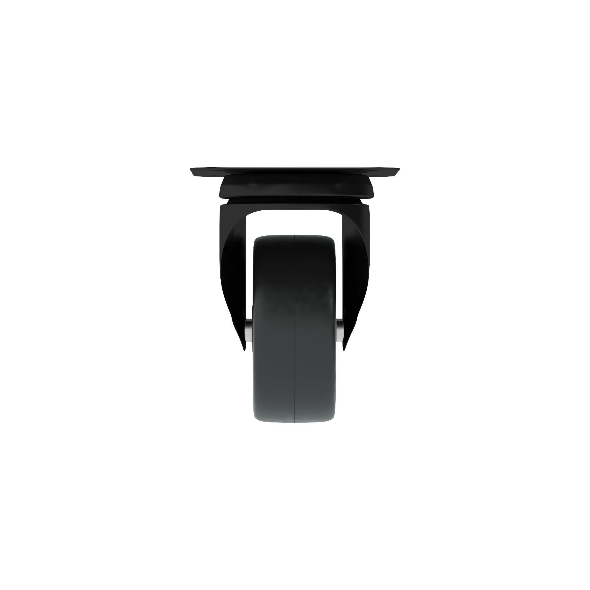 Roda antideslizante 100mm 360º 70kg preto - 6