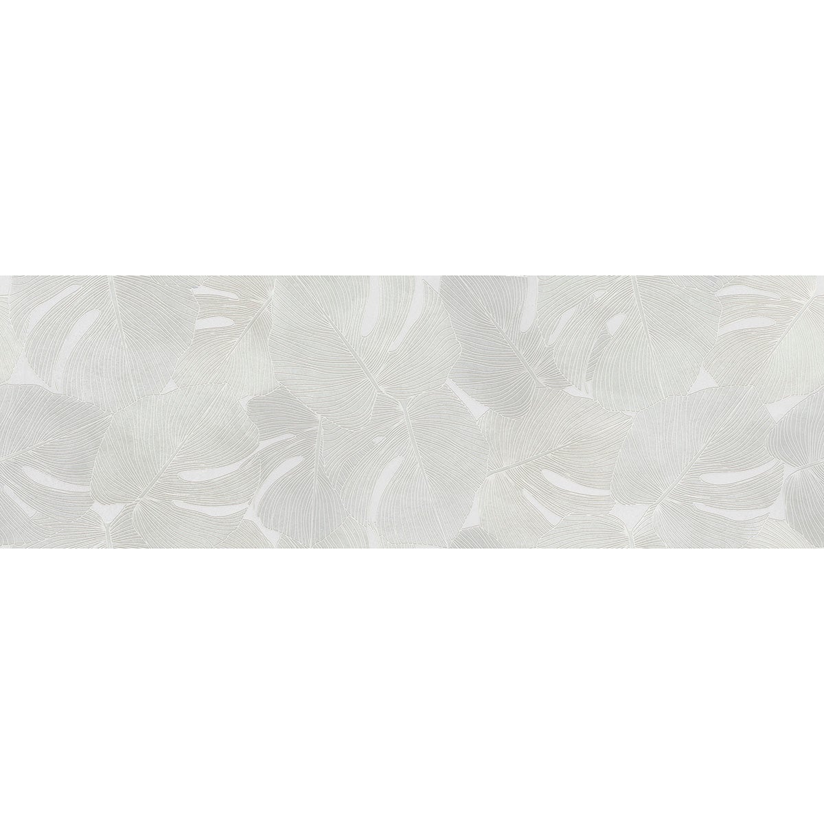 Piastrella da rivestimento interno in gres porcellanato 33 x 100 cm rettificato grigio chiaro e bianco opaco Tradition Decoro Foglia Sp. 10 mm 1.32 mq - 3