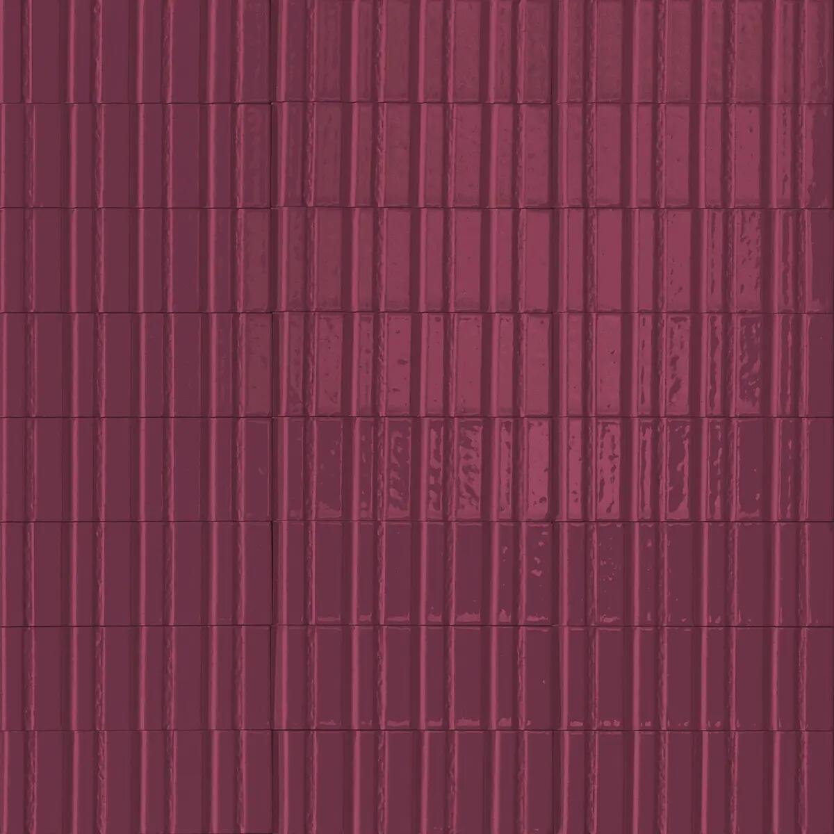 Piastrella da rivestimento interno in gres porcellanato 7.5 x 20 cm non rettificato lucido rosso Tradition Sp. 11.5 mm 0.78 mq - 4