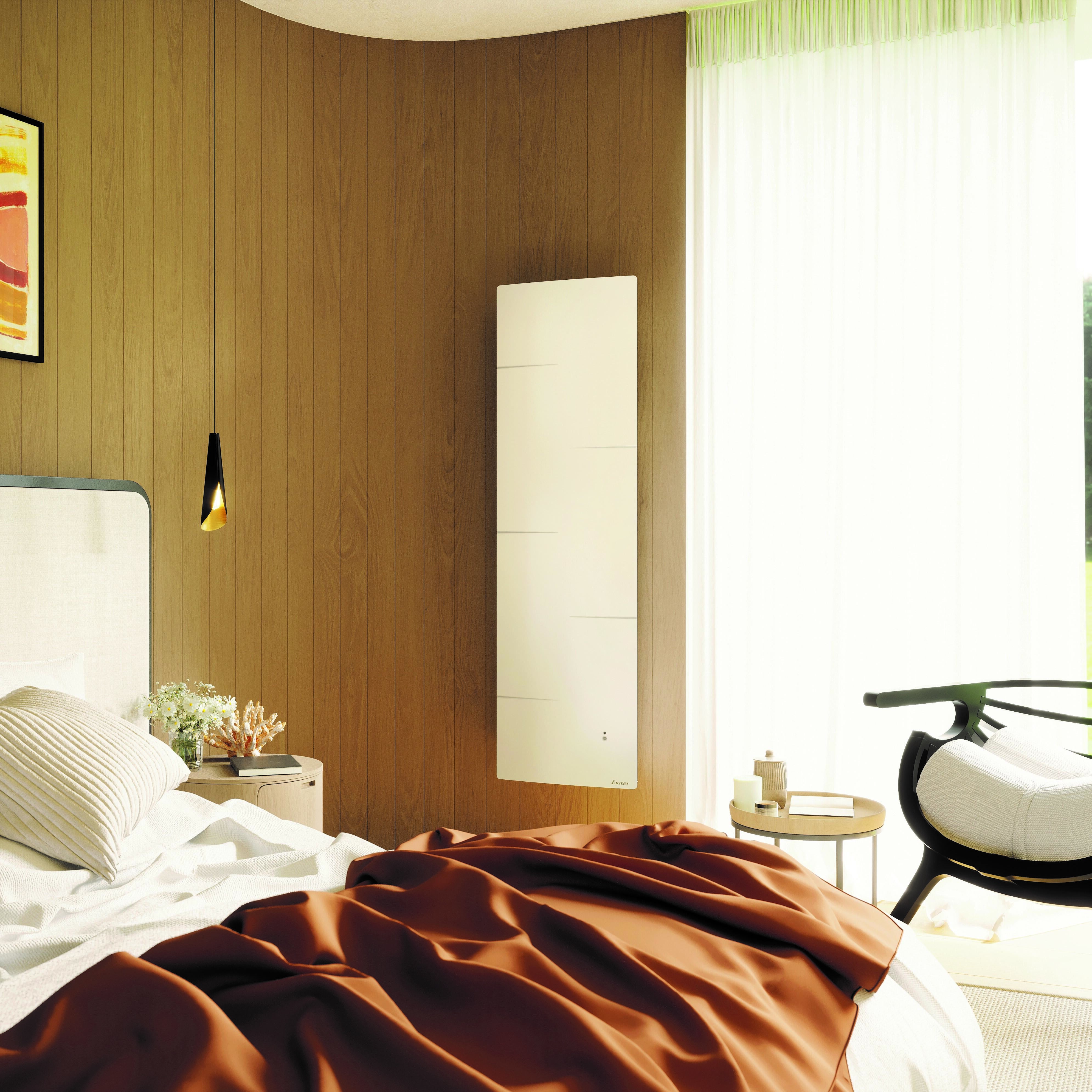 Radiateur électrique DSC connecté Malao Auto 2000 W SAUTER vertical blanc - 2