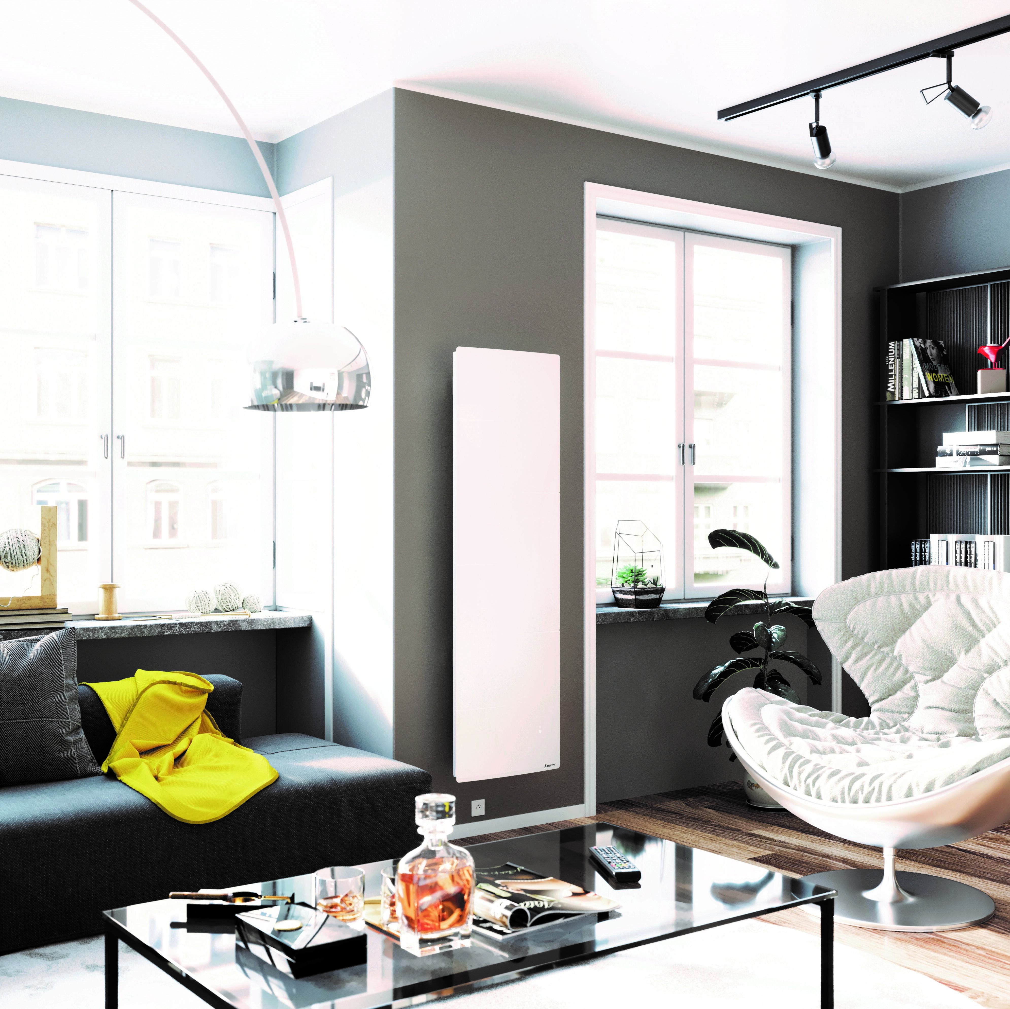 Radiateur électrique DSC connecté Malao Auto 2000 W SAUTER vertical blanc - 3