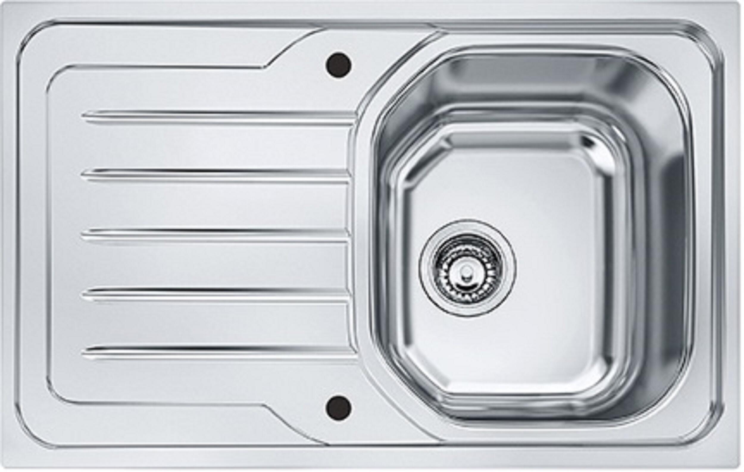 Fregadero cocina Mepamsa Cuadro 79.50 Inox Freg. Rev sobre encimera 1 ...