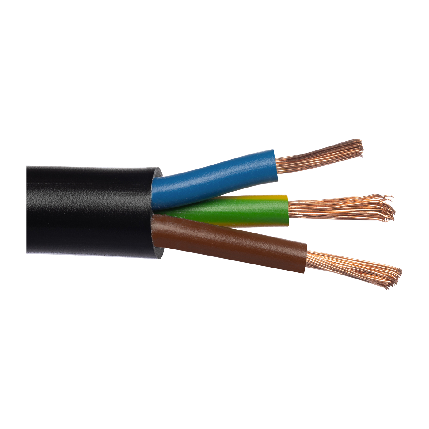 Cabo H05VV-F 3G2,5mm² Lexman 50m preto - 2