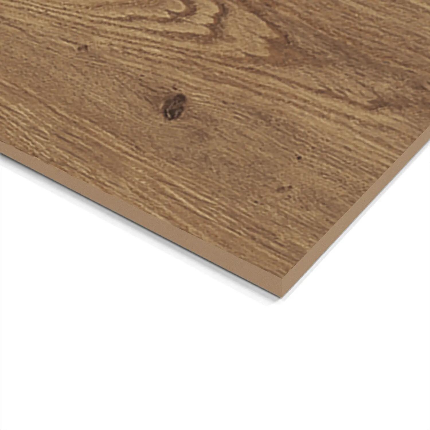 Piastrella da pavimento e rivestimento interno 20 x 120 cm Sp. 9 mm rettificato Fable in gres porcellanato smaltato cognac opaco traffico intenso (pei 4/5) R9 1.44 mq - 7