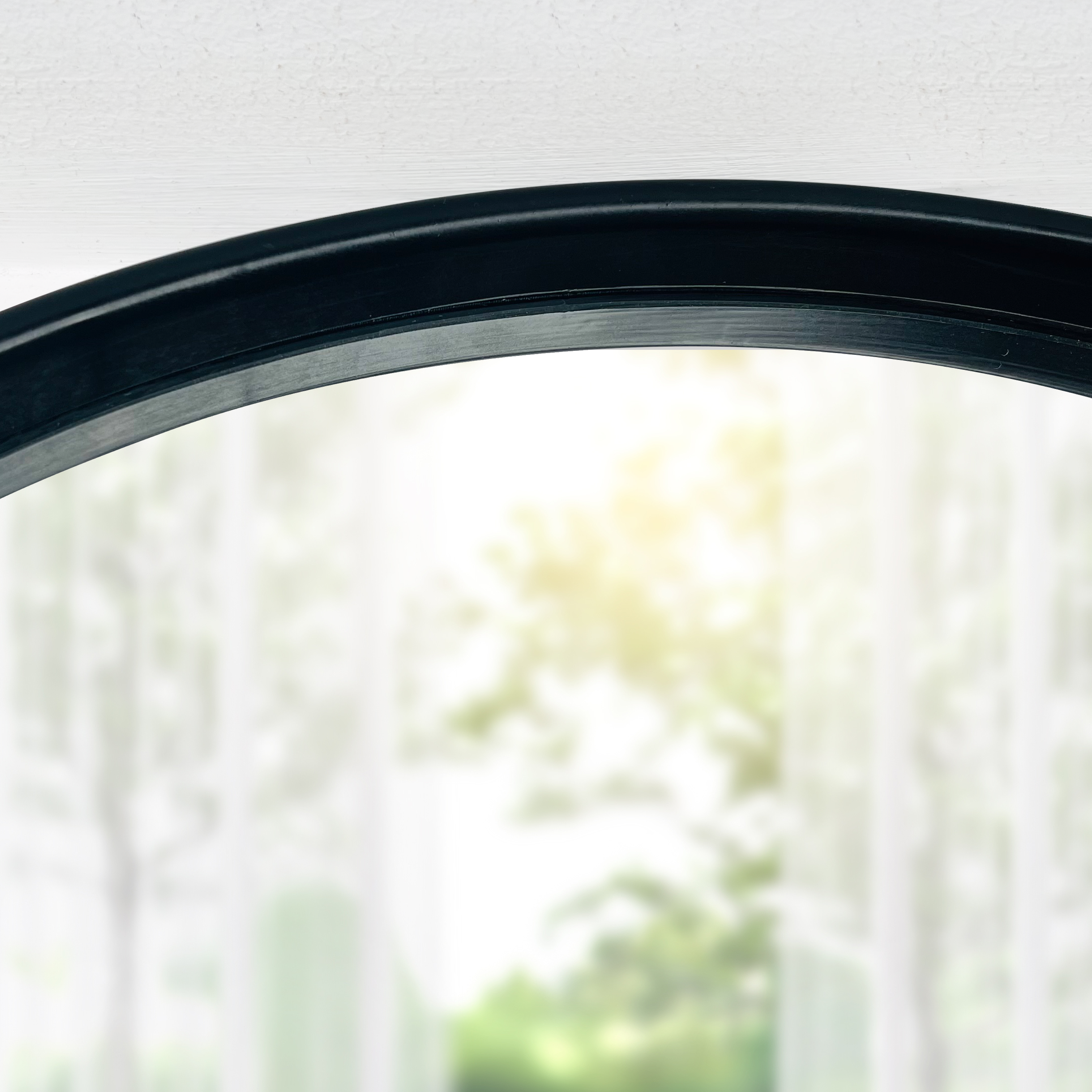 Miroir rond polypropylène noir Sweet INSPIRE diam.42 cm - 3