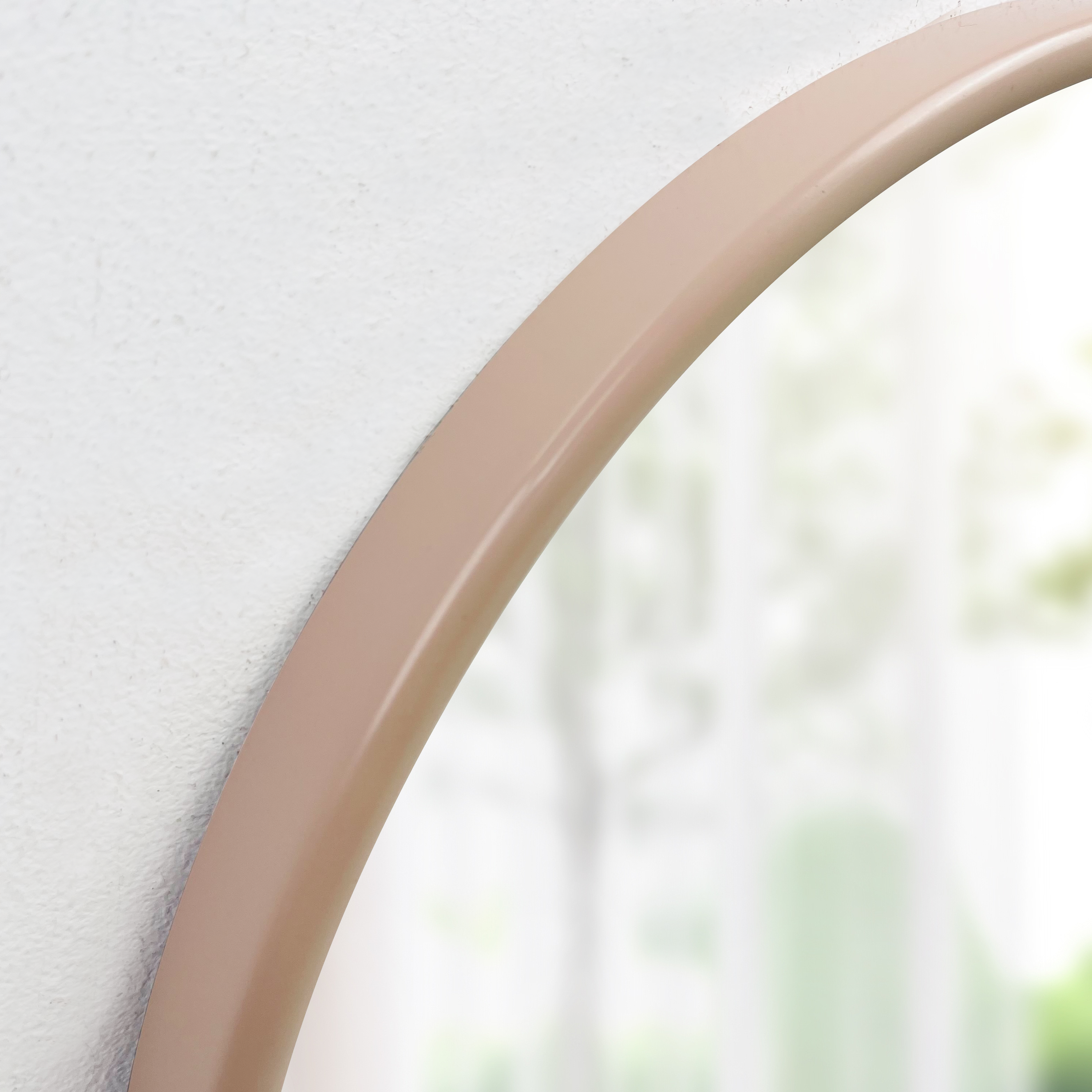 Miroir rond polypropylène beige Sweet INSPIRE diam.42 cm - 4