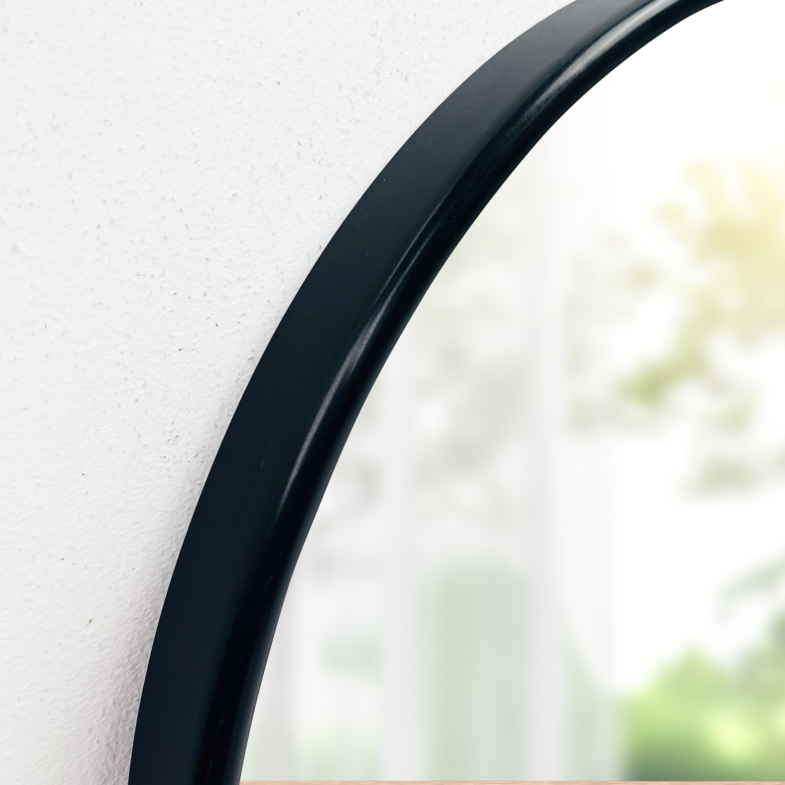 Miroir rond polypropylène noir Sweet INSPIRE diam.42 cm - 4