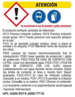 Taco de inyección química resina de poliéster, alta resistencia +1000kg, STANDERS de 300 ml blanca - 3