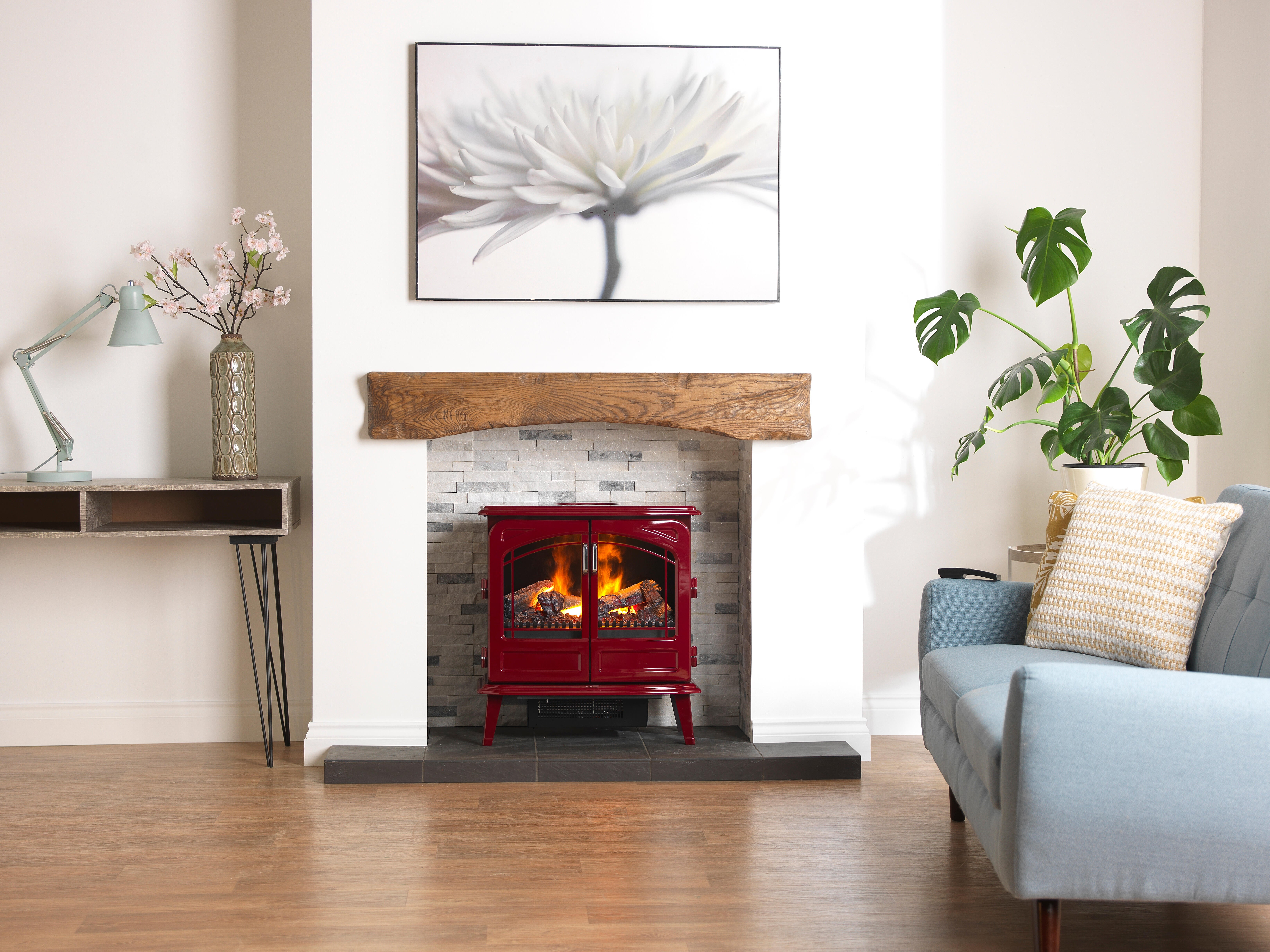 Chimenea eléctrica dimplex grand rouge