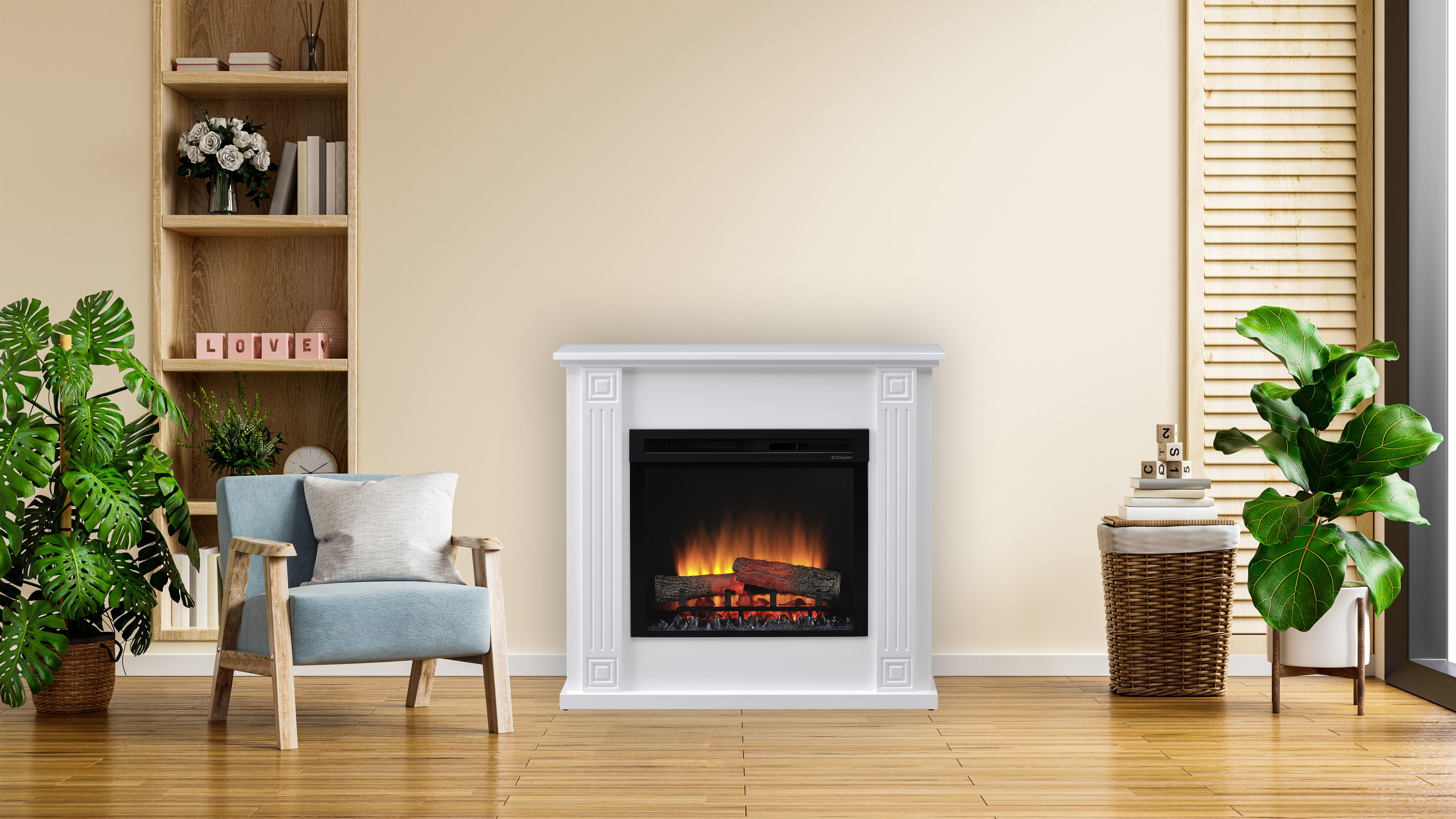 Chimenea eléctrica dimplex balance