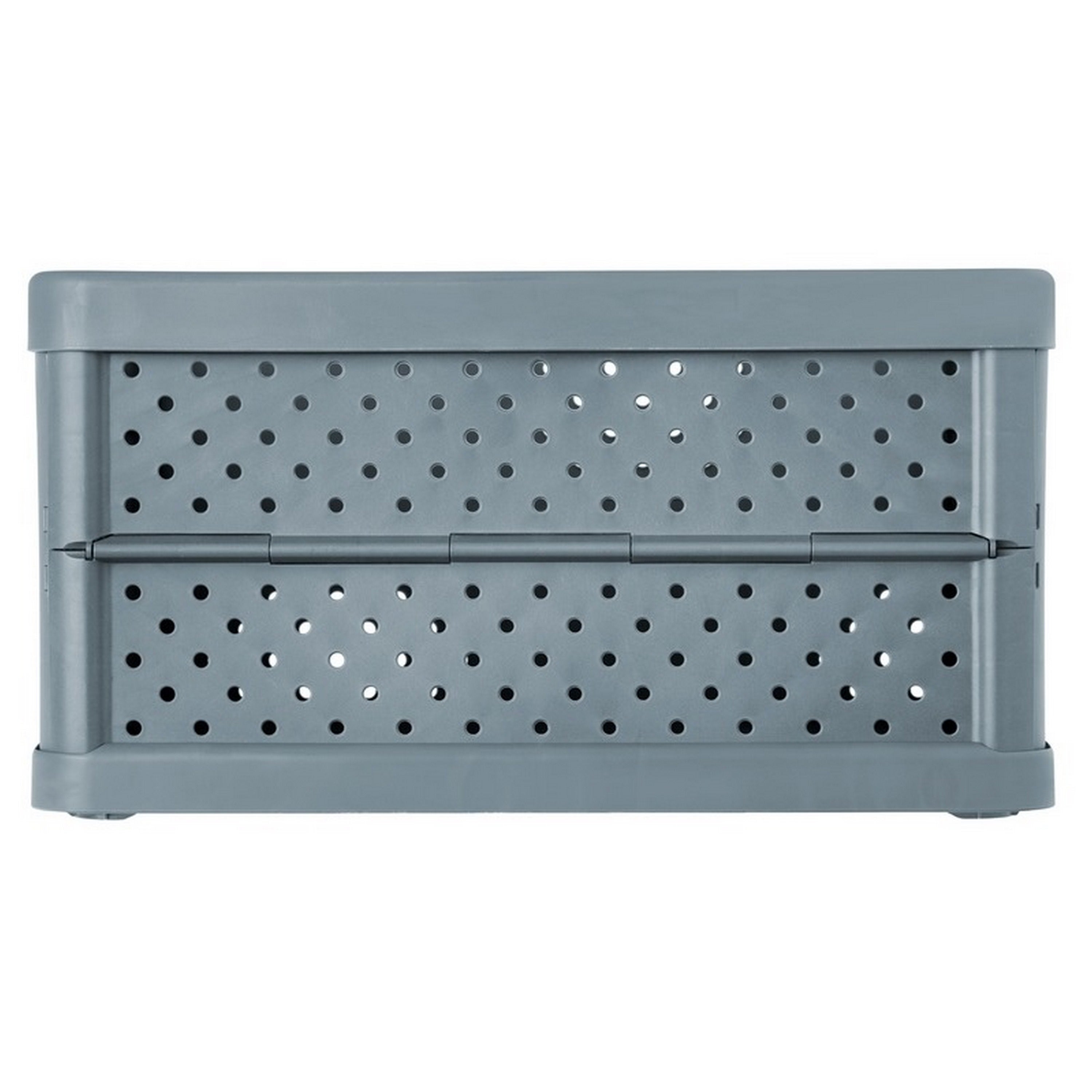 Caixa de arrumação dobrável 23x36x19 cm 11L cinza - 3