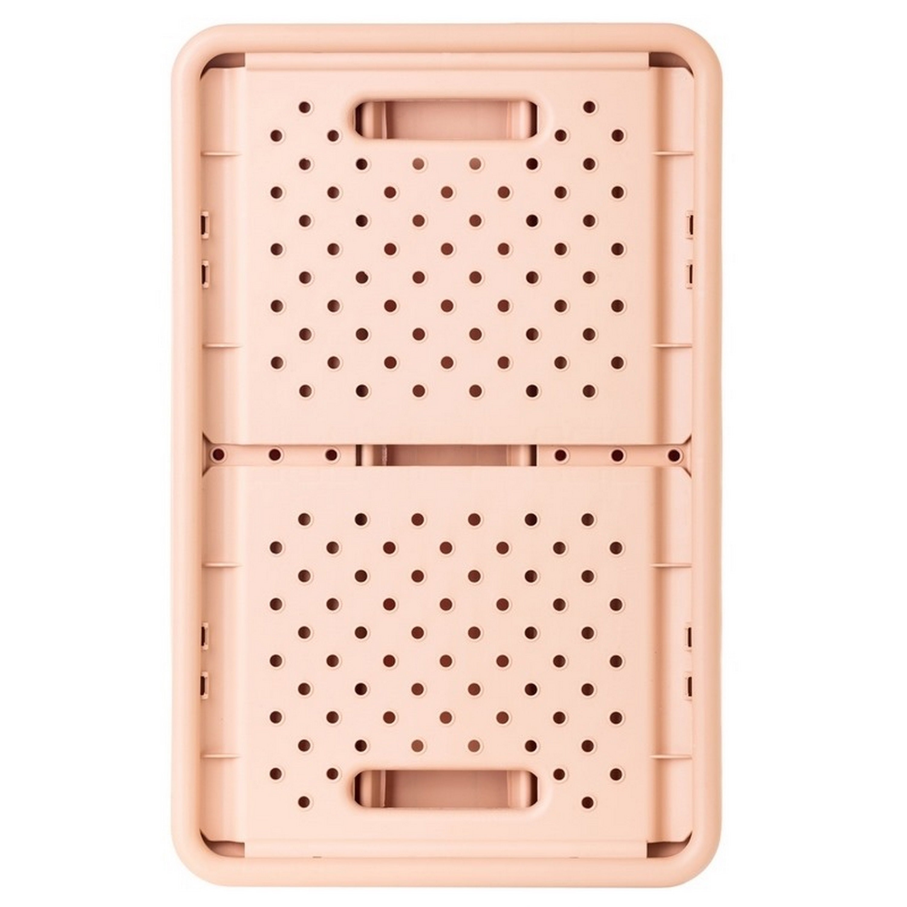 Caixa de arrumação dobrábel 23x36x19 11L rosa - 6