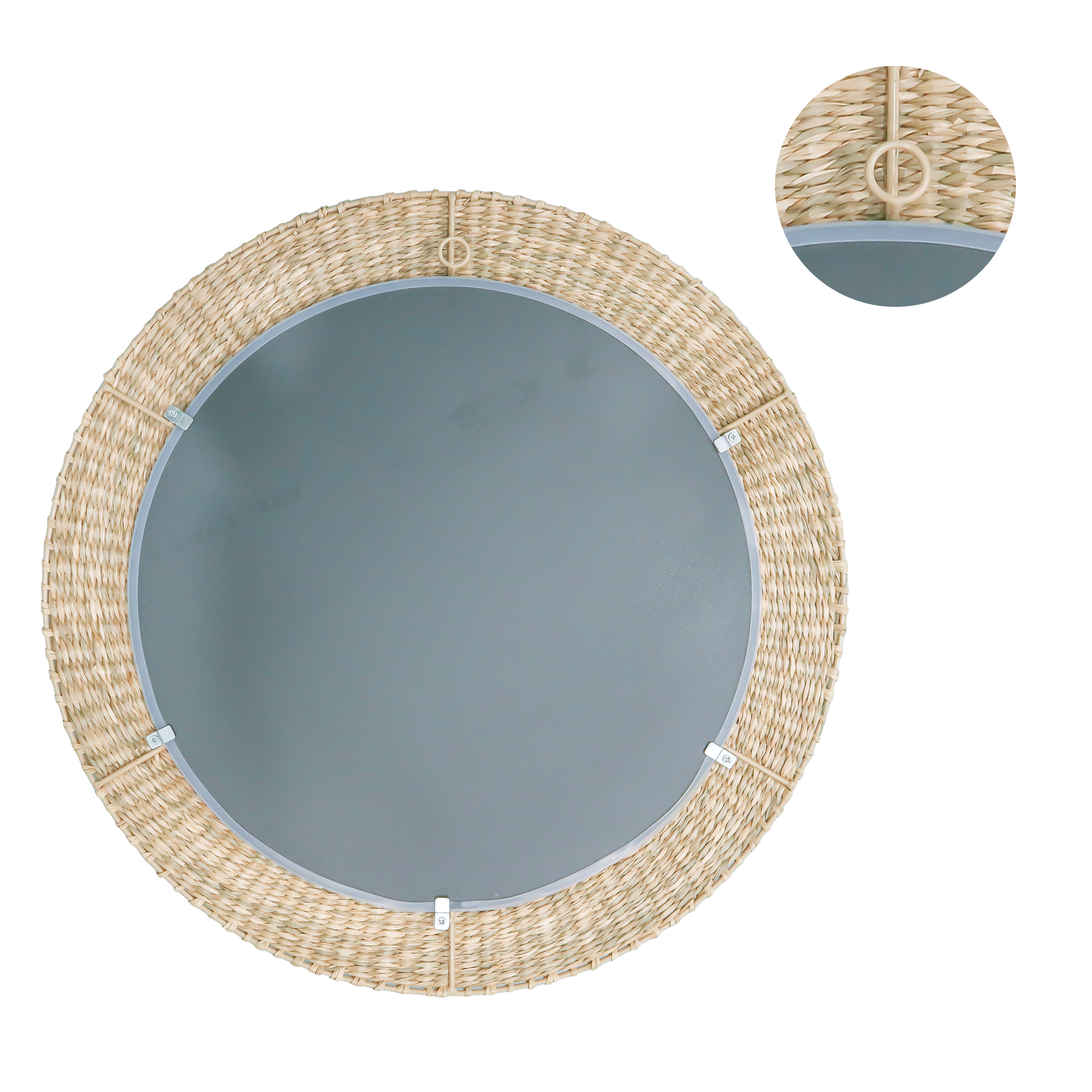 Lustro Sisal Sun natural trawa morska śr. 57 cm Inspire - 14