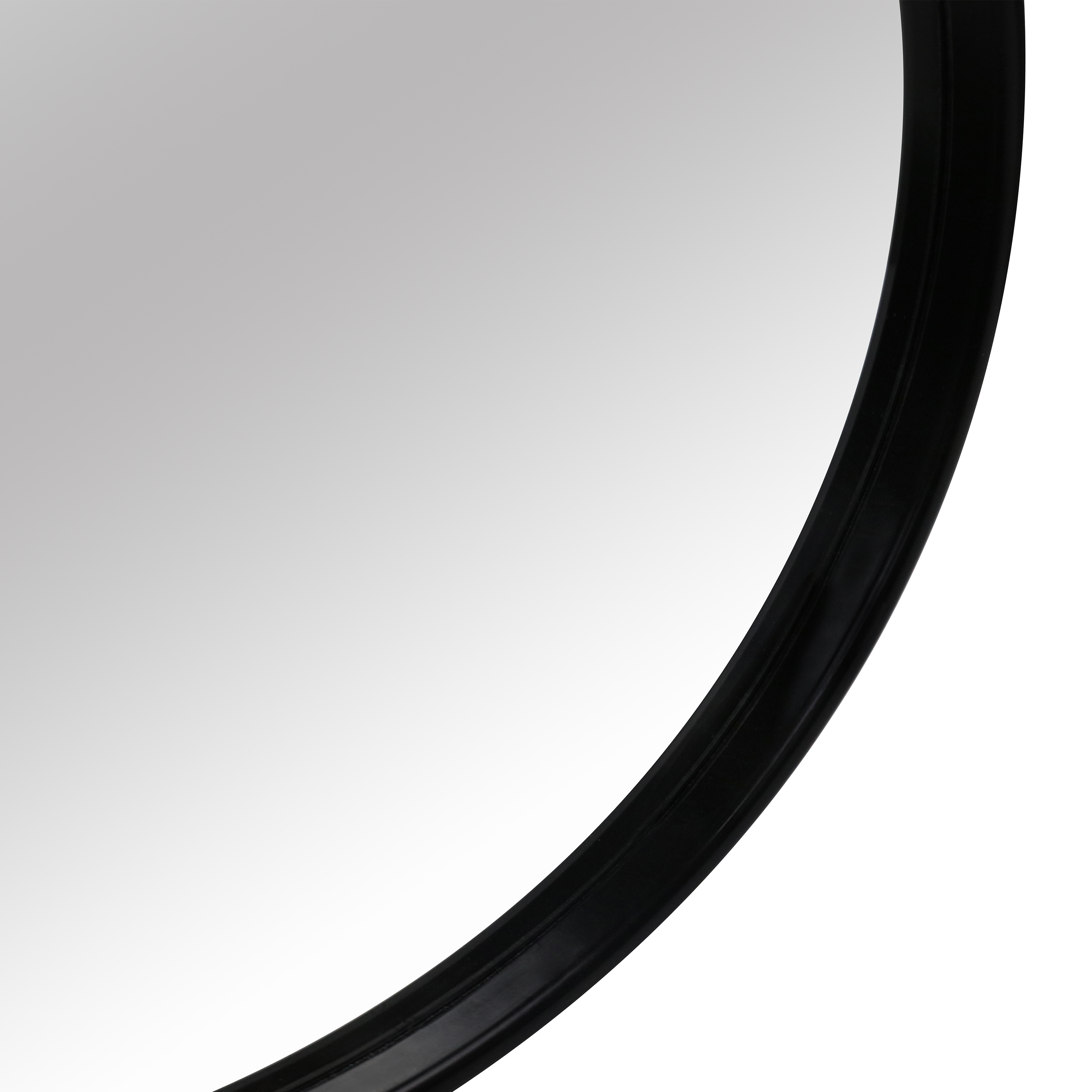Miroir rond polypropylène noir Sweet INSPIRE diam.42 cm - 6