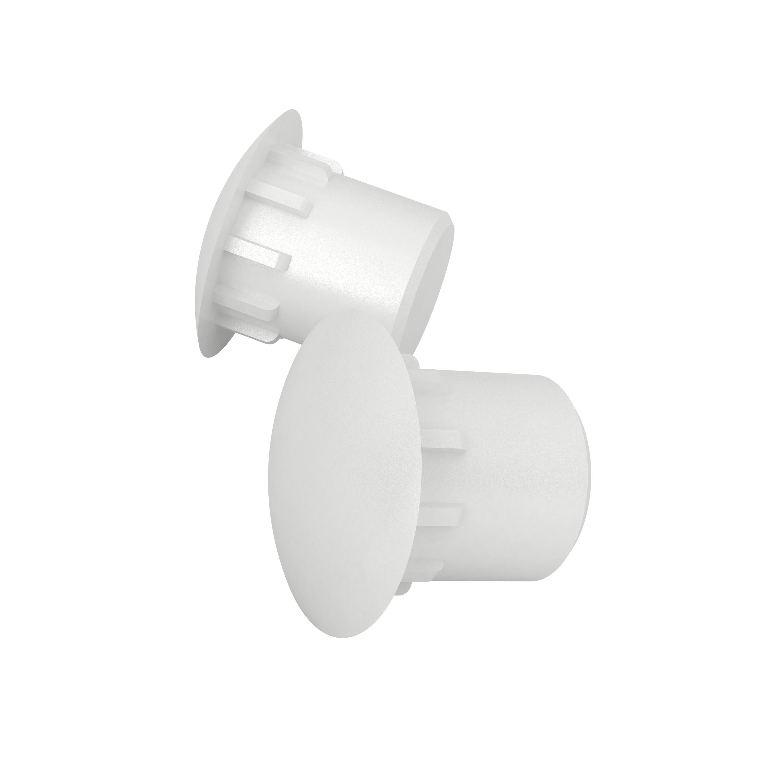 Lot de 120 caches-trou pvc rond blanc FINSA | Leroy Merlin