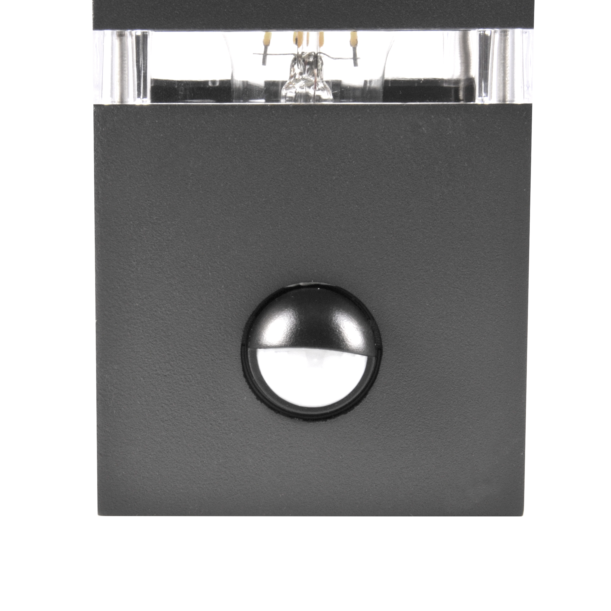 Kinkiet zewnętrzny ogrodowy Teksas z czujnikiem E27 grafit IP44 Goldlux - 16