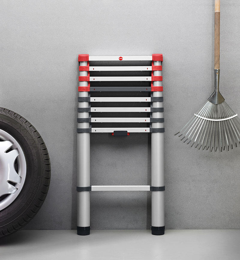Echelle télescopique aluminium 9 marches , utilisation régulière HAILO - 3