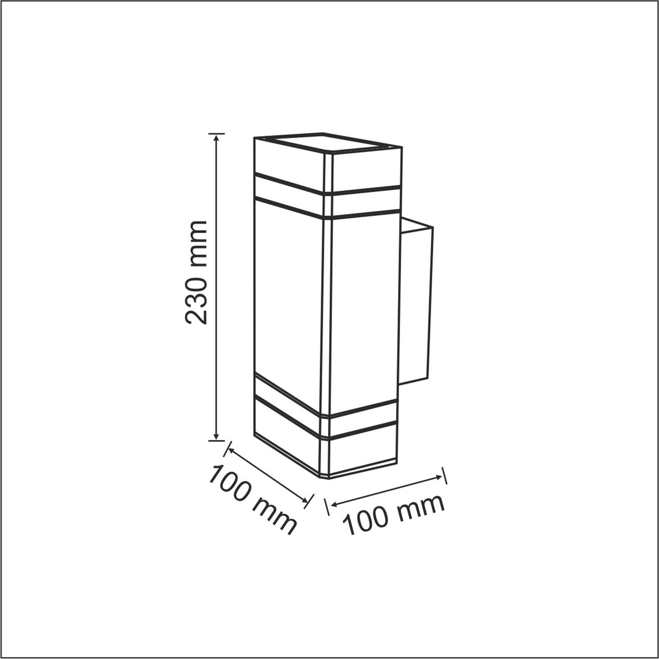 Kinkiet zewnętrzny Gilbert IP44 czarny GU10 Polux - 4