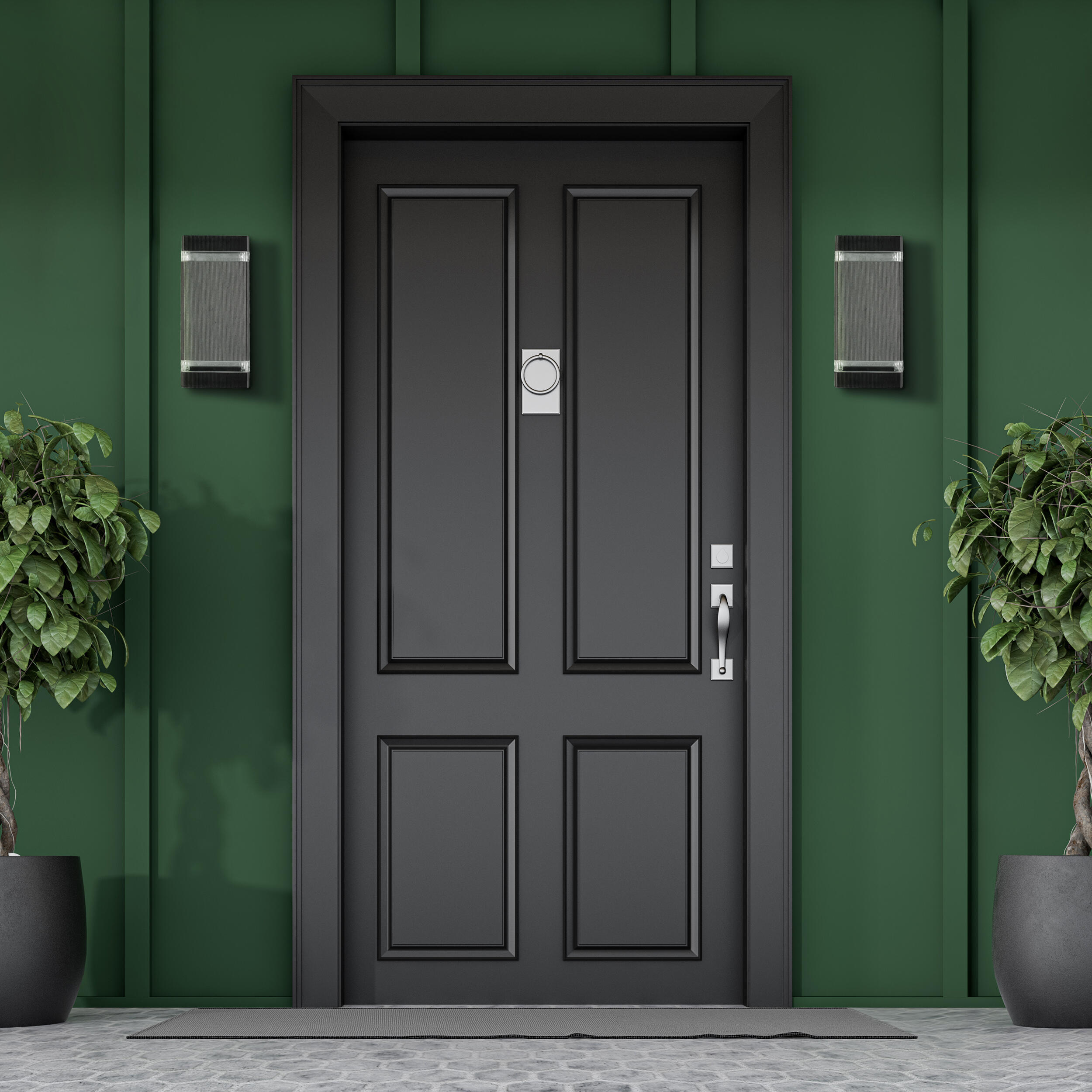 Kinkiet zewnętrzny Gilbert IP44 czarny GU10 Polux - 2