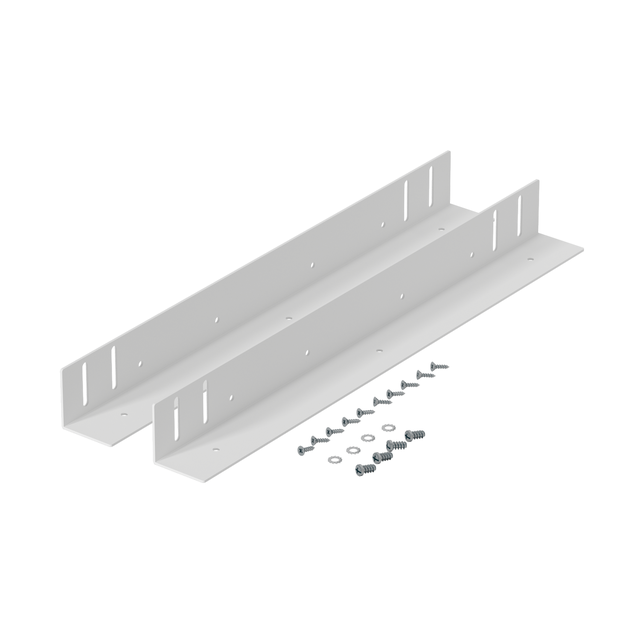 Lot de 2 équerres sous four FINSA blanc H.6.2 x l.51.2 x P.5.2 cm