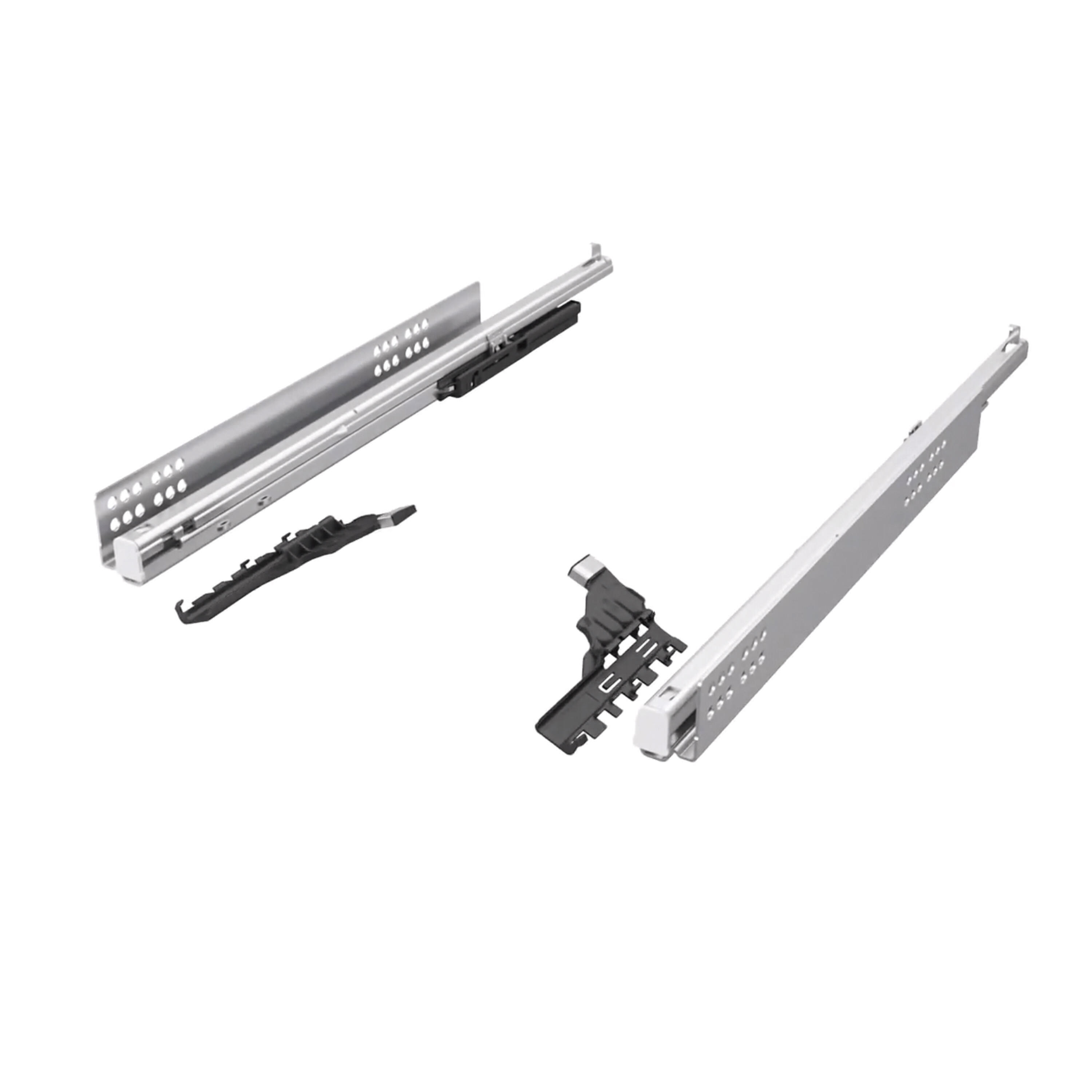 Lot de 2 systèmes d'ouverture sans poignée noir, pour tiroir petit volume HETTIC - 2