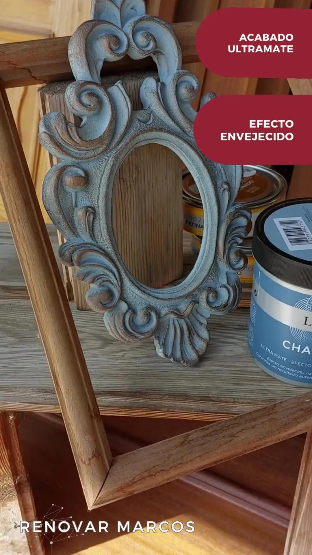 Pintura a la tiza LIBÉRON Chalk Paint en color gris claro mate para aplicar sobre madera 500 ml - 2