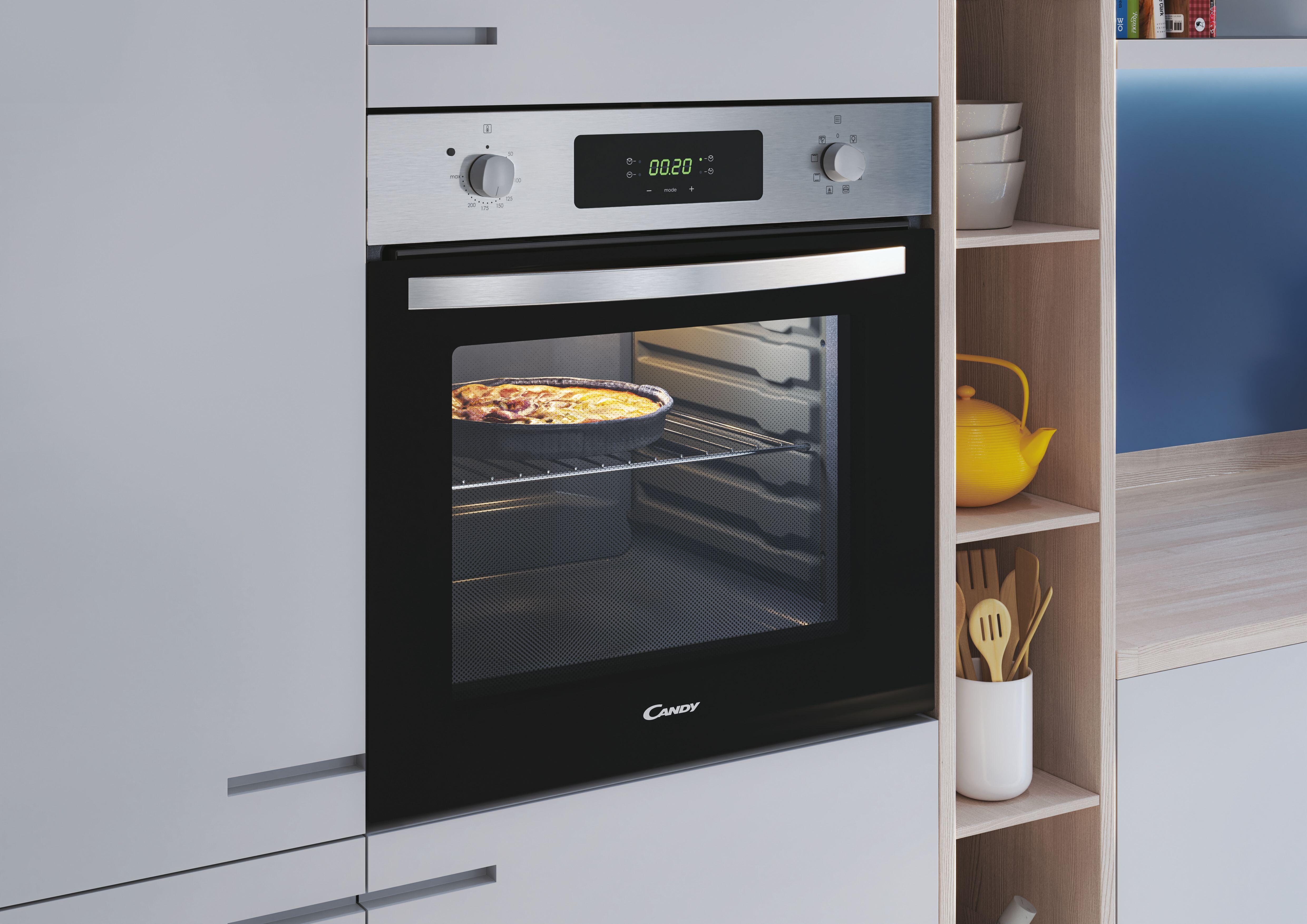 Four chaleur tournante, catalyse, CANDY FIDC X665/1 Inox - 5