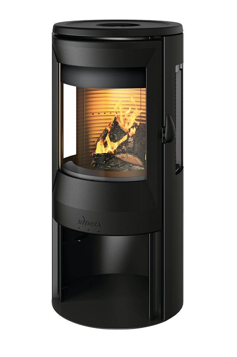 Poêle à bois INVICTA Neosen noir, 8 kW - 4