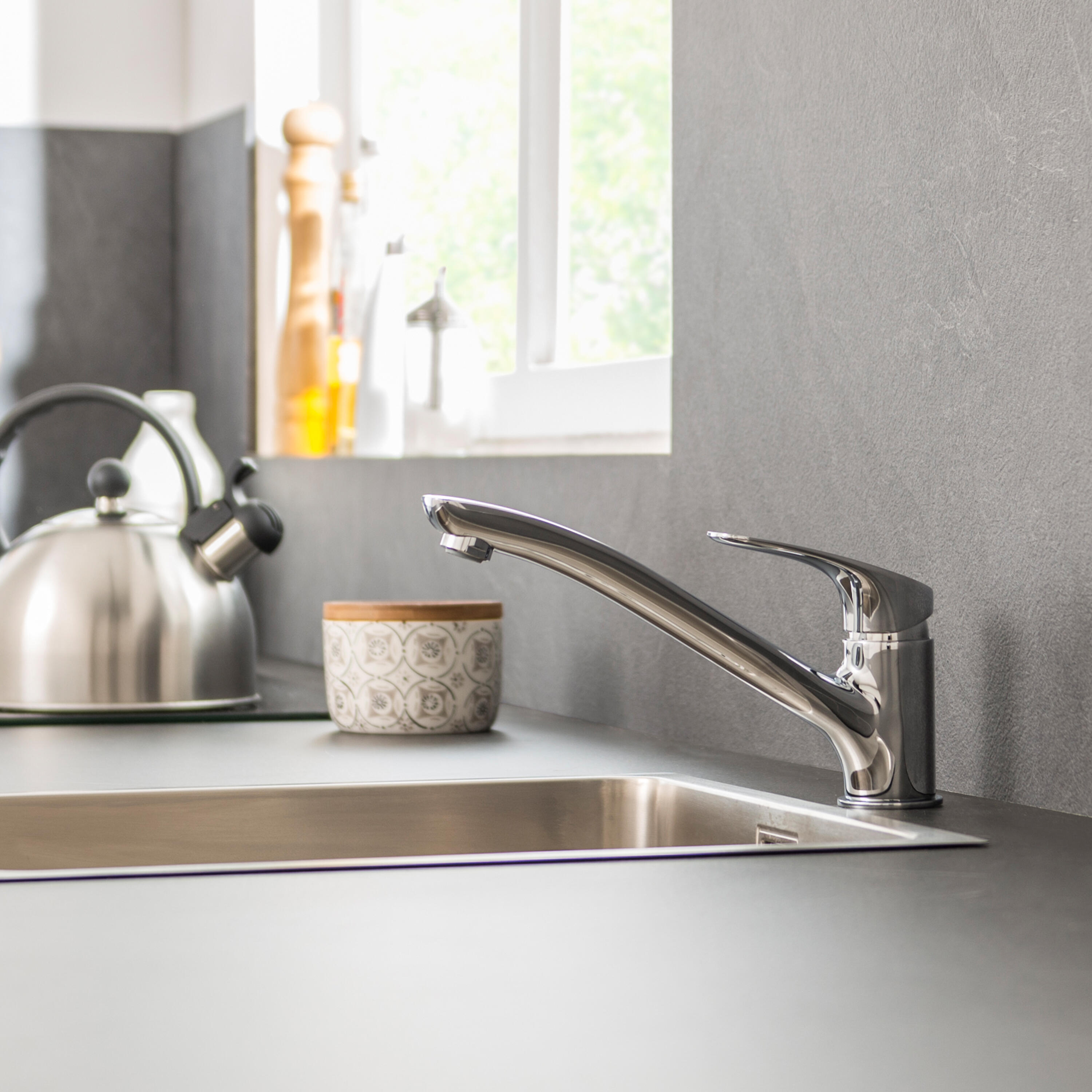 Robinet de cuisine chrome, Nino, DELINIA - 2