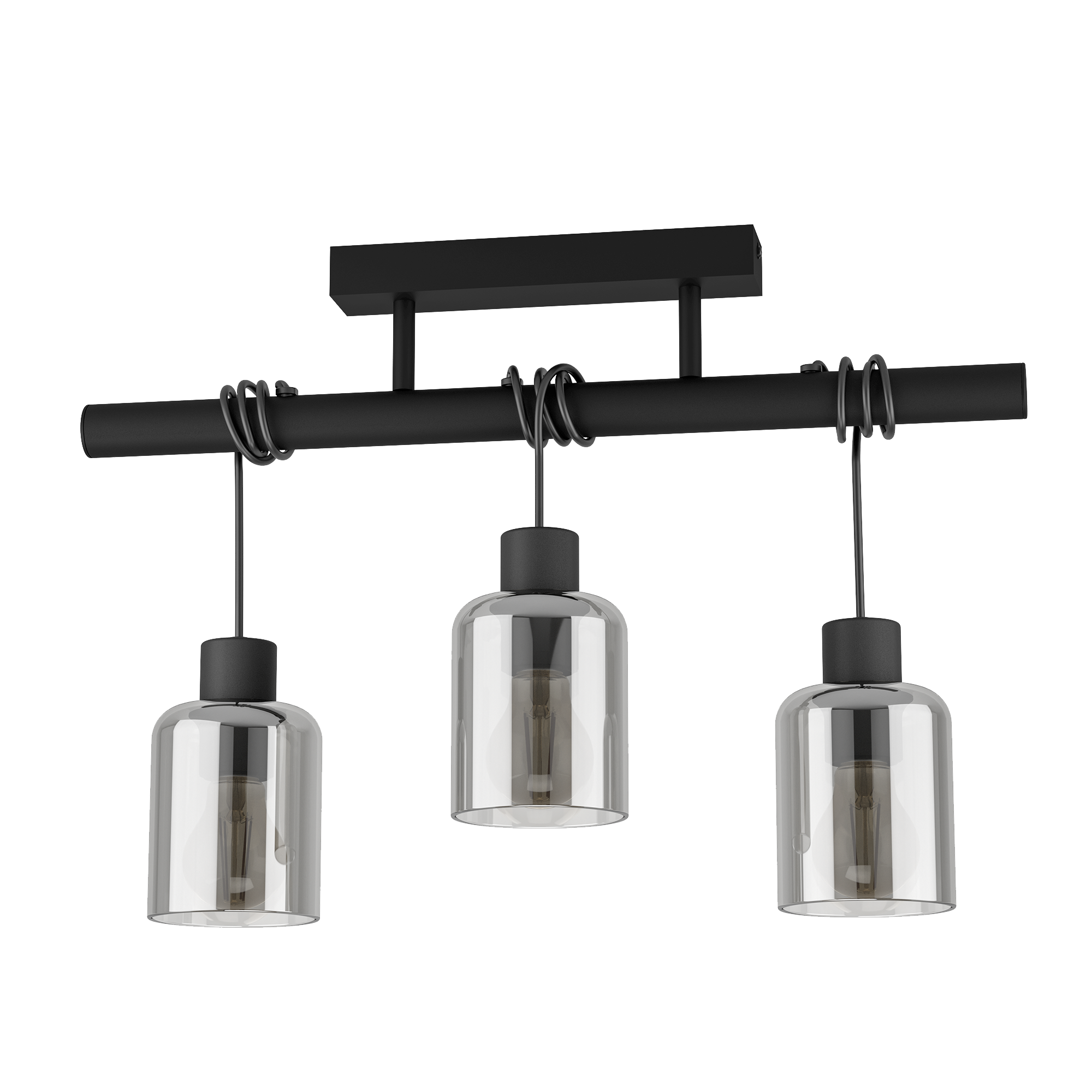 Lampa sufitowa Paradox czarna 3 x E27 Inspire