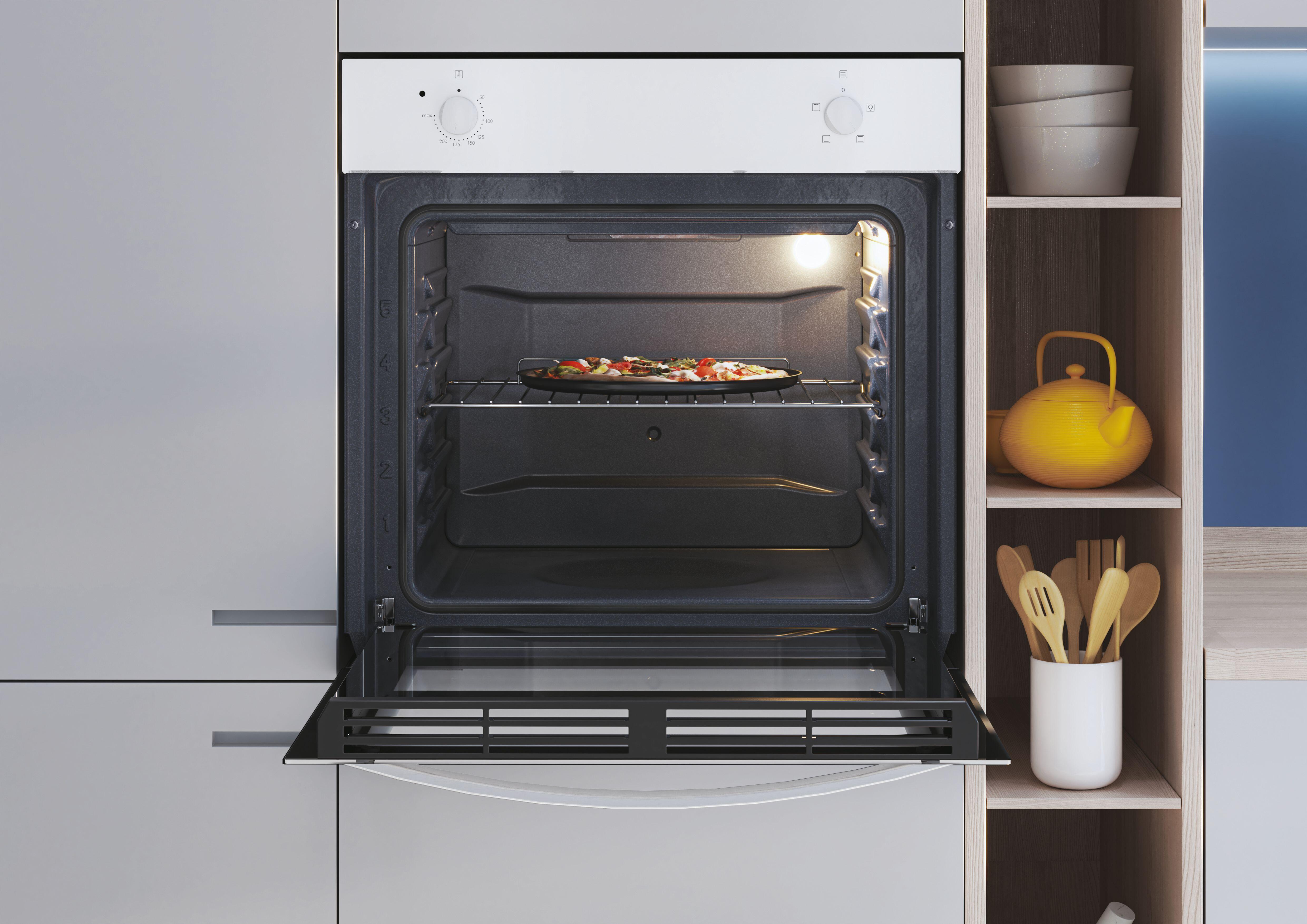 Four convection naturelle, email lisse, CANDY FIDCB100 Blanc - 5