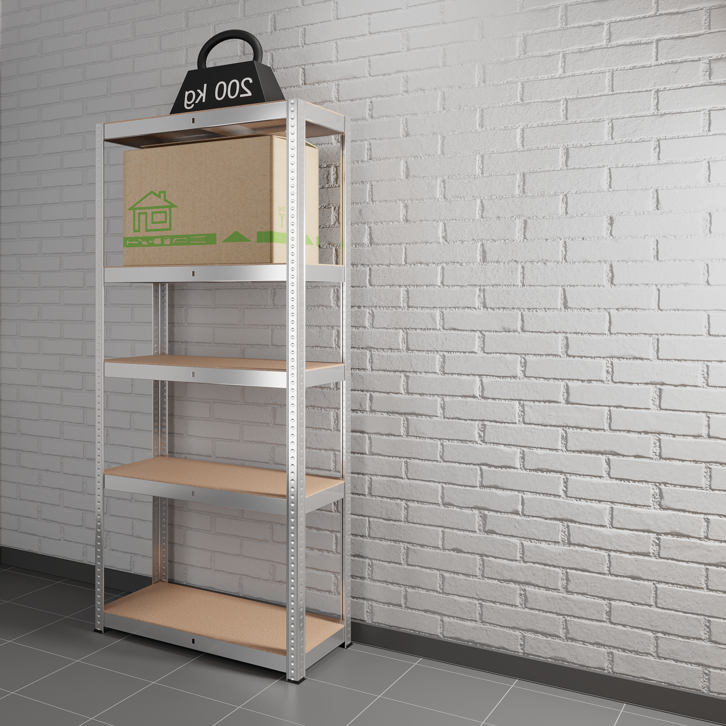 Pudło przeprowadzkowe 81 l 58 x 35 x 40 cm - 8